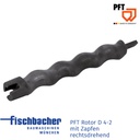 Fischbacher PFT Rotor D 4-2 mit Zapfen, rechtsdrehend