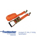 Fischbacher Zurrgurt 2T 8m zweiteilig Spitzhaken