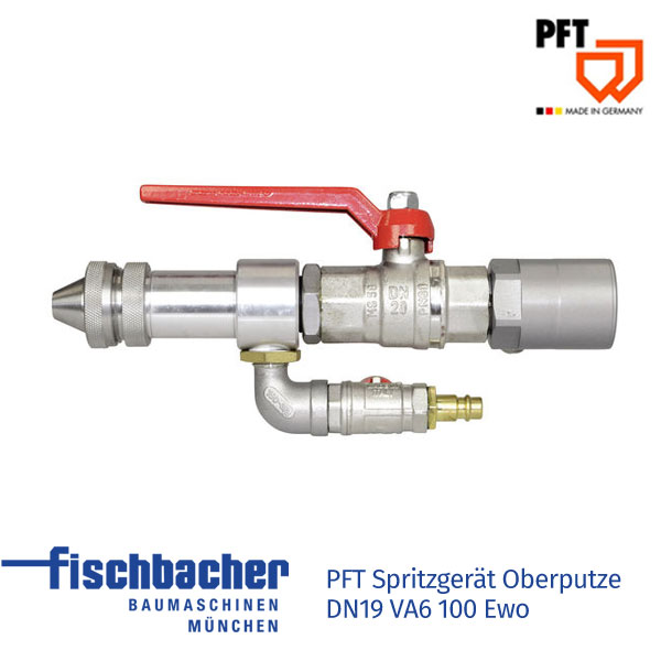 Fischbacher PFT Spritzgerät Oberputze DN19 VA6 100 Ewo 00212374