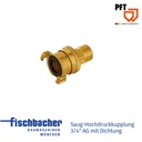 Fischbacher Saug-Hochdruckkupplung  3/4&#8243; AG mit Dichtung 20201681