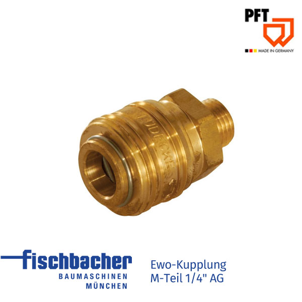 Fischbacher Ewo-Kupplung M-Teil 1/4&#8243; AG 20202000