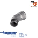 Fischbacher Bogen 1&#8243; 45° IG-AG verzinkt 20203860