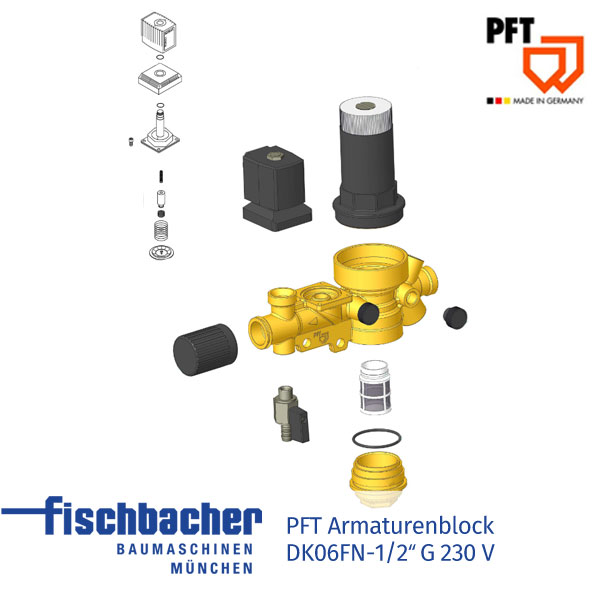 Fischbacher PFT Armaturenblock DK06Fn 1/2&#8243; G 230v 00049947