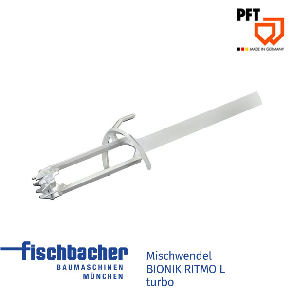 Mischwendel BIONIK RITMO L turbo, RAL9002, rechtsdrehend