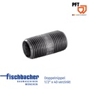 Doppelnippel 1/2" x 40 verzinkt