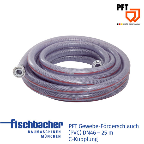 Gewebe-Förderschlauch (PVC) DN46 - 25 m 