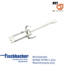 Mischwendel BIONIK RITMO L plus, Maschinenputz plus, D=76 mm, RAL7035,
rechtsdrehend