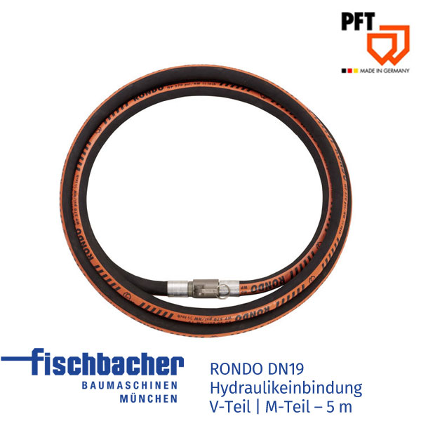RONDO DN19 Hydraulikeinbindung V-Teil | M-Teil - 5 m
