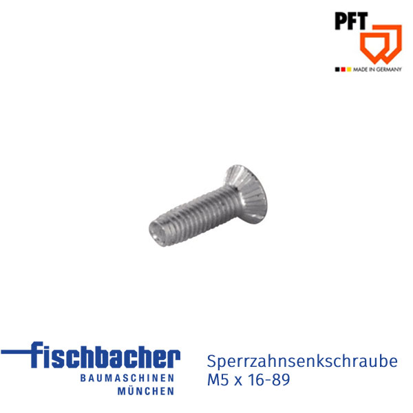Sperrzahnsenkschraube M5 x 16-89 (VPE 20