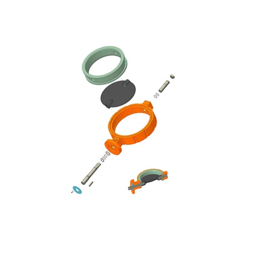 [00089078] Absperrorgan Ø 250 mm ohne Stellantrieb, Dichtung wechselbar