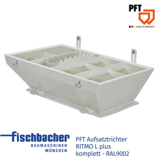 [00612729] Aufsatztrichter RITMO L plus komplett RAL9002