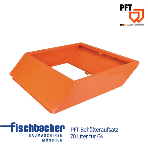 [00206231] Behälteraufsatz - 70 Liter für G 4 mit R