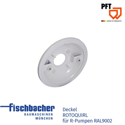 [20118407] Deckel ROTOQUIRL für R-Pumpen RAL9002