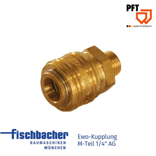 [20202000] Ewo-Kupplung M-Teil 1/4" AG (VPE 10)