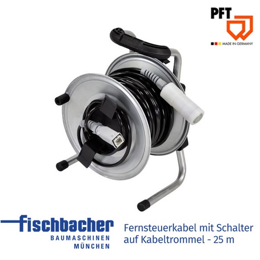[20456915] Fernsteuerkabel mit Schalter auf Kabeltrommel - 25 m