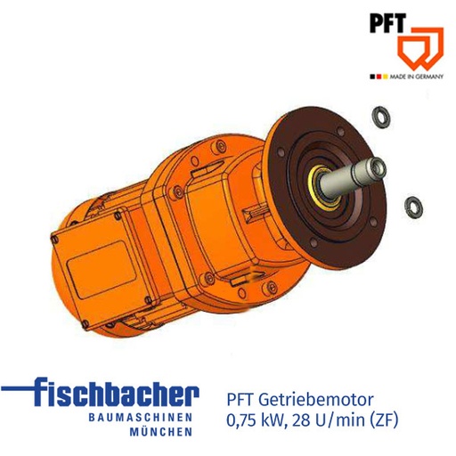[00458090] Getriebemotor 0,75 kW, 28 U/min (ZF)