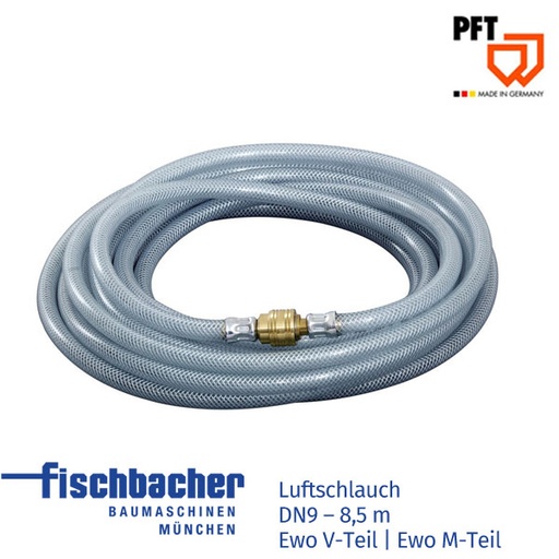 [00068935] Luftschlauch DN9 Ewo V-Teil | Ewo M-Teil - 8,5 m