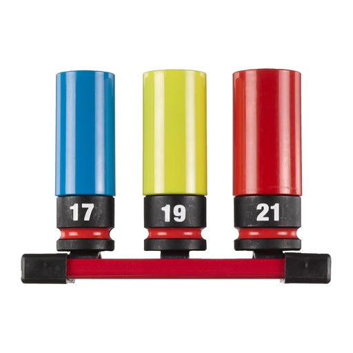 [MIL 4932493370] MILWAUKEE Schlagnuss - Set 1/2" KFZ-farb