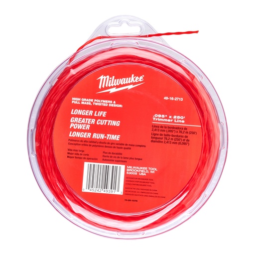 [MIL 49162713] MILWAUKEE Schneidfaden 76 m / 2,4mm stark

