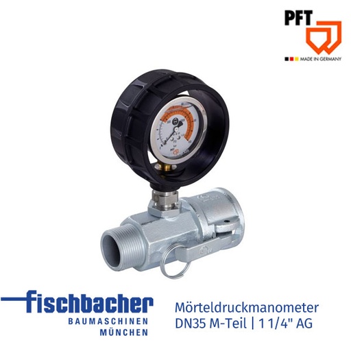[00160003] Mörteldruckmanometer DN35 M-Teil | 1 1/4