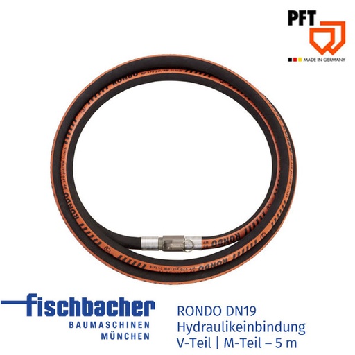 [00200405] RONDO DN19 Hydraulikeinbindung V-Teil | M-Teil - 5 m