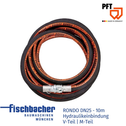 [00021100] RONDO DN25 Hydraulikeinbindung V-Teil | M-Teil 
- 10 m - Aktions-Sondernettopreis -