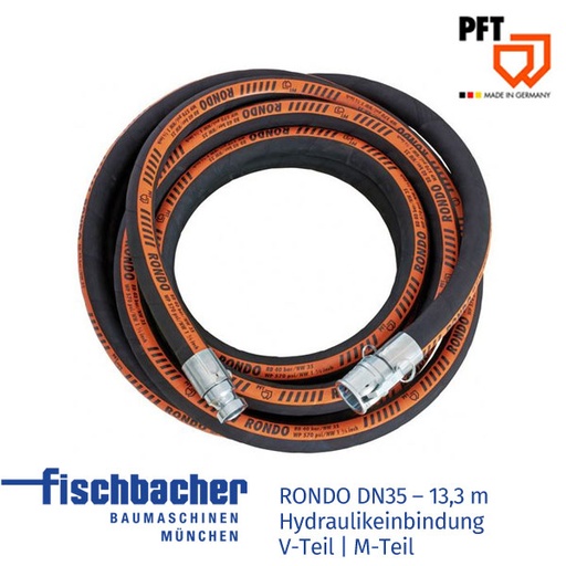 [00021119] RONDO DN35 Hydraulikeinbindung V-Teil | M-Teil - 13,3 m