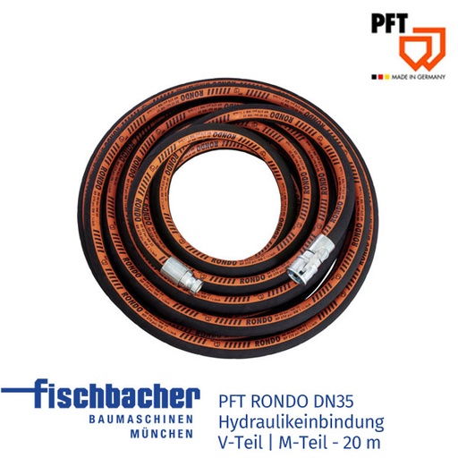 [00021105] RONDO DN35 Hydraulikeinbindung V-Teil | M-Teil - 20 m