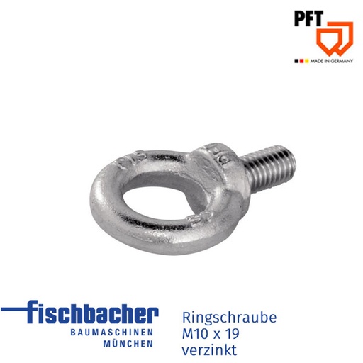 [20209980] Ringschraube M10 x 19 verzinkt