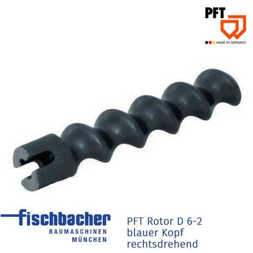 [20113013] Rotor D 6-2 blauer Kopf, rechtsdrehend