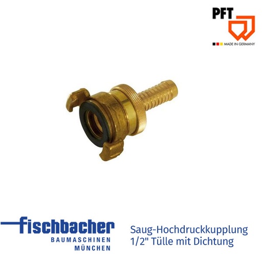 [20201670] Saug-Hochdruckkupplung 1/2" Tülle mit Di