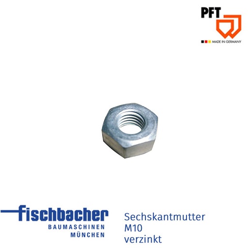 [20206399] Sechskantmutter M10 verzinkt (VPE 10)