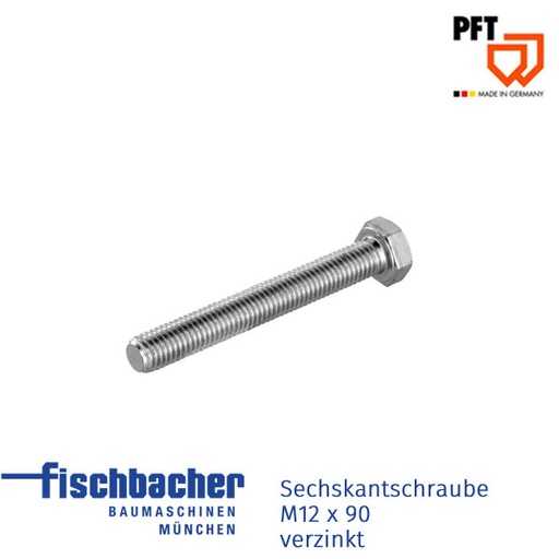 [20209966] Sechskantschraube M12 x 90 verzinkt