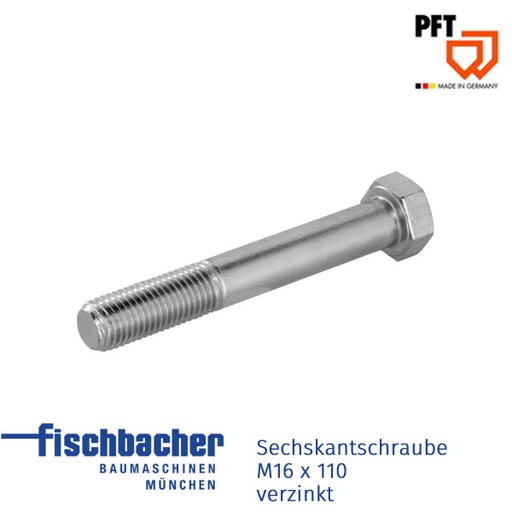 [20208100] Sechskantschraube M16 x 110 verzinkt (VP