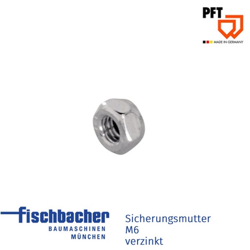[20206200] Sicherungsmutter M6 verzinkt