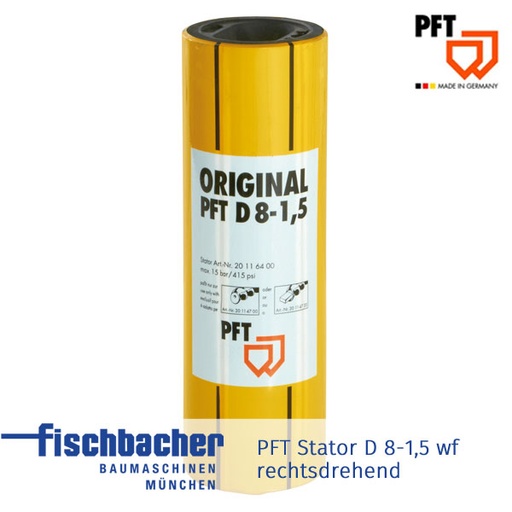 [20116410] Stator D 8-1,5 wf, rechtsdrehend