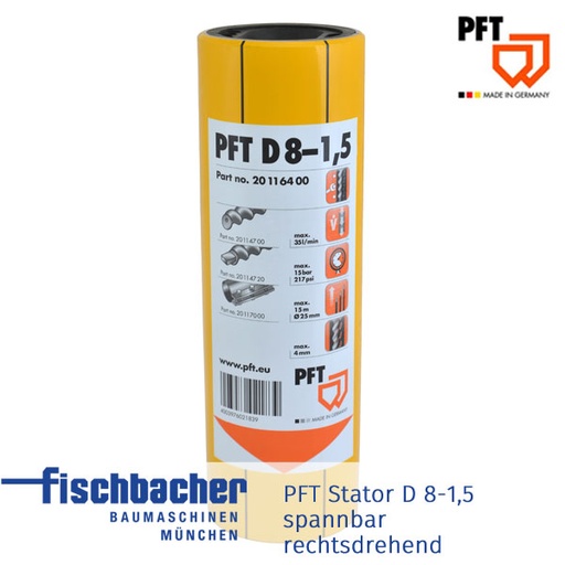 [20116400] Stator D 8-1,5, rechtsdrehend