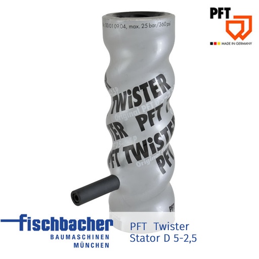 [00010904] Stator TWISTER D 5-2,5 PIN, rechtsdrehen