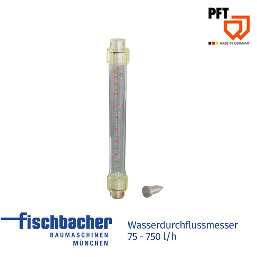 [00073201] Wasserdurchflussmesser 75 - 750 l/h