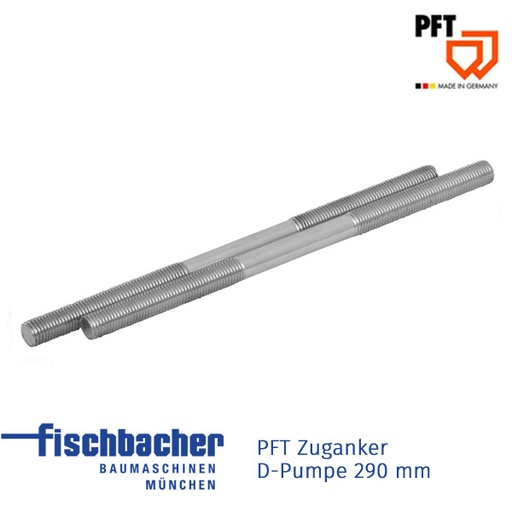 [20118709] Zuganker D-Pumpe 290 mm (PAK 2 Stück)